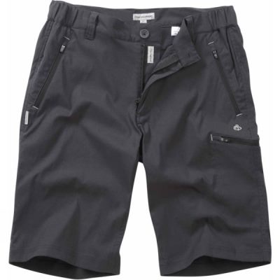 Pantalones Cortos Craghoppers Kiwi Pro Long Hombre - Gris Oscuro - Chile APS709358